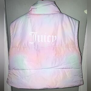 Juicy Couture Rainbow Cloud Puffer Vest- NWT LARGE